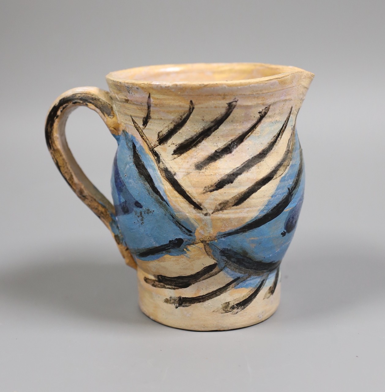 Quentin Bell, Fulham pottery jug, 12 cms high